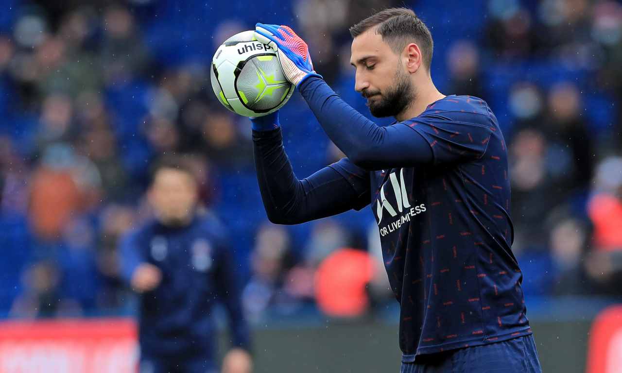 PSG, Donnarumma in allenamento