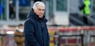 Atalanta-Bayer Leverkusen, Gasperini a bordo campo