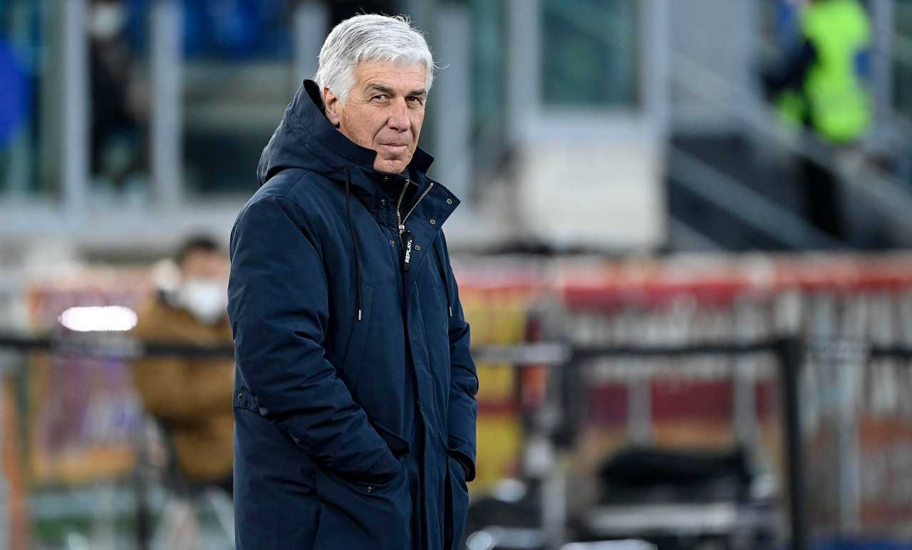 Atalanta-Bayer Leverkusen, Gasperini a bordo campo