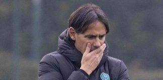 Inter, Inzaghi con la mano sulla bocca