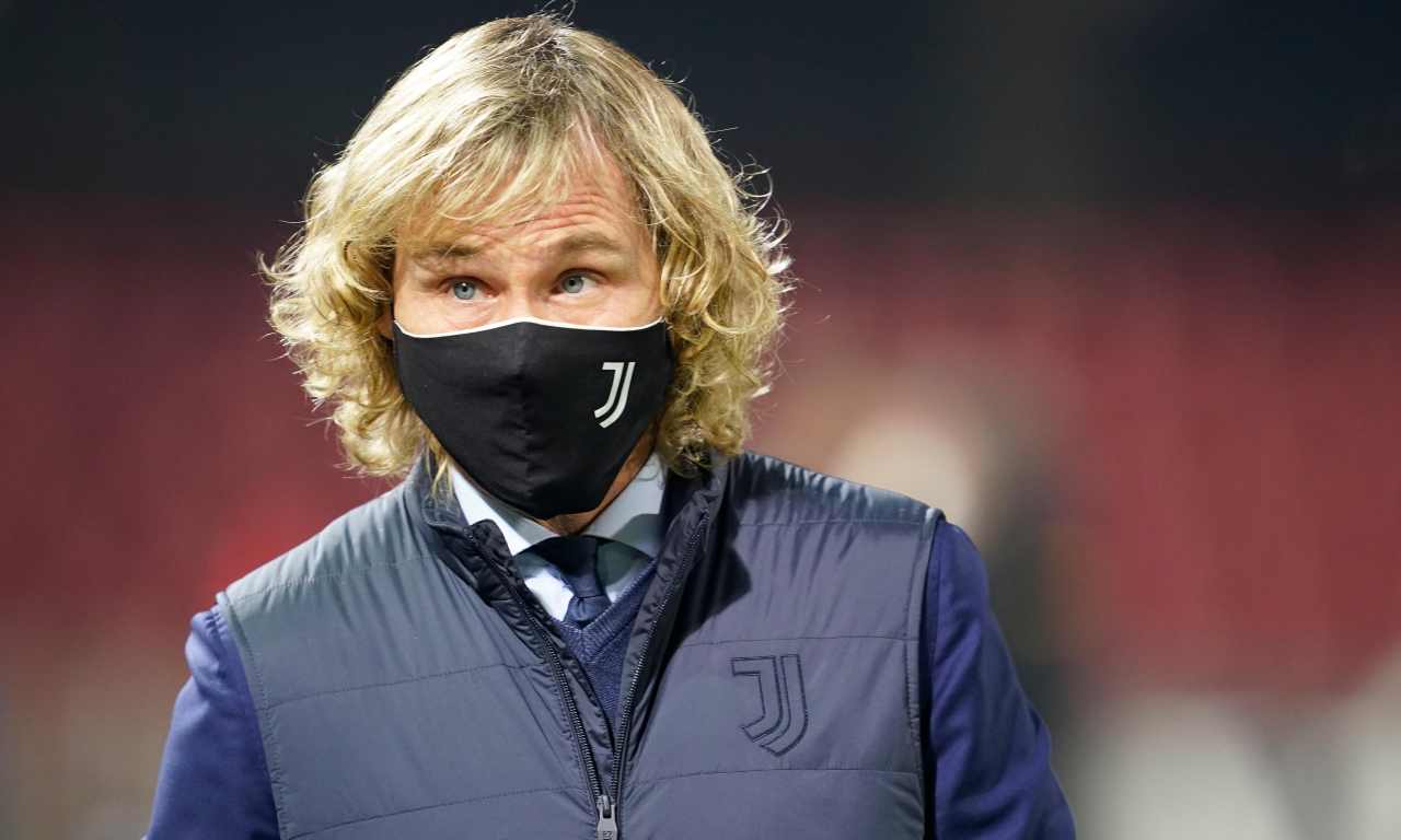 Juventus, Nedved con la mascherina