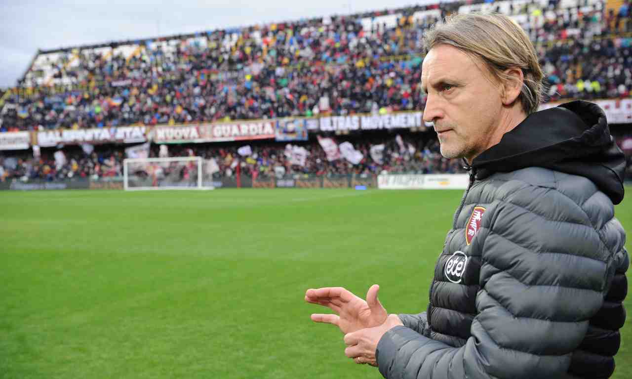 Salernitana-Sassuolo, Davide Nicola in campo