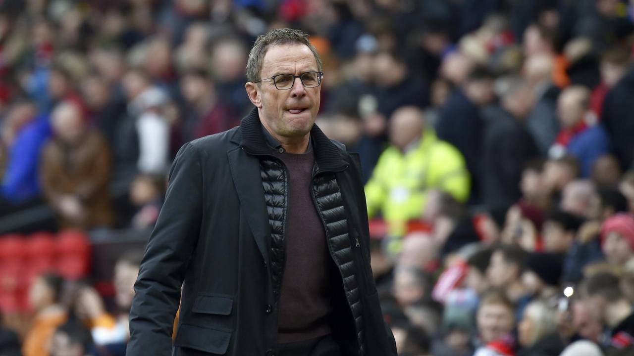 Rangnick nel derby di Manchester tra City e United