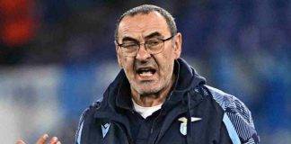 Lazio, Sarri arrabbiato