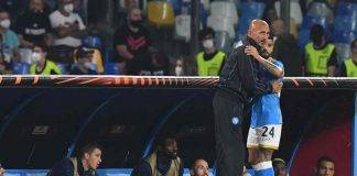 Napoli, Spalletti e Insigne si abbracciano