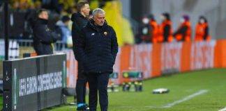 Roma, Mourinho preoccupato