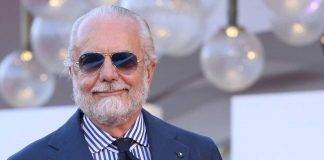 Napoli, il presidente Aurelio De Laurentiis sorride