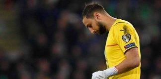 Donnarumma a testa bassa