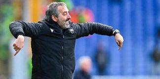 Sampdoria-Genoa, Giampaolo gesticola