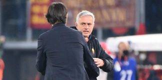 Inter-Roma, Inzaghi e Mourinho si salutano