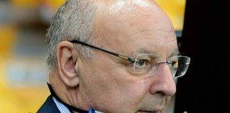 Inter, Marotta con la mascherina