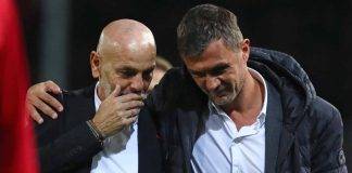 Milan, Pioli e Maldini si abbracciano