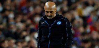 Napoli, Spalletti a testa bassa