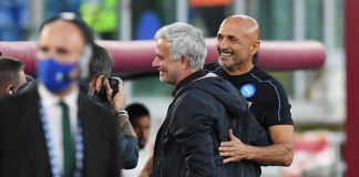 Napoli-Roma, Spalletti e Mourinho si salutano