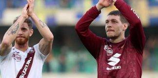 Torino, Belotti e Ansaldi salutano