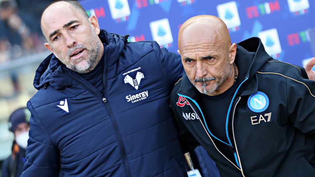 Tudor e Spalletti si abbracciano