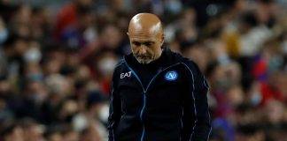 Napoli, Spalletti sconsolato