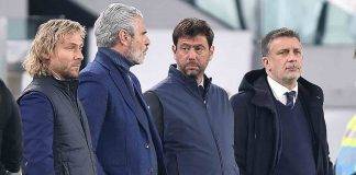 Juve, Agnelli insieme a Nedved, Arrivabene e Cherubini