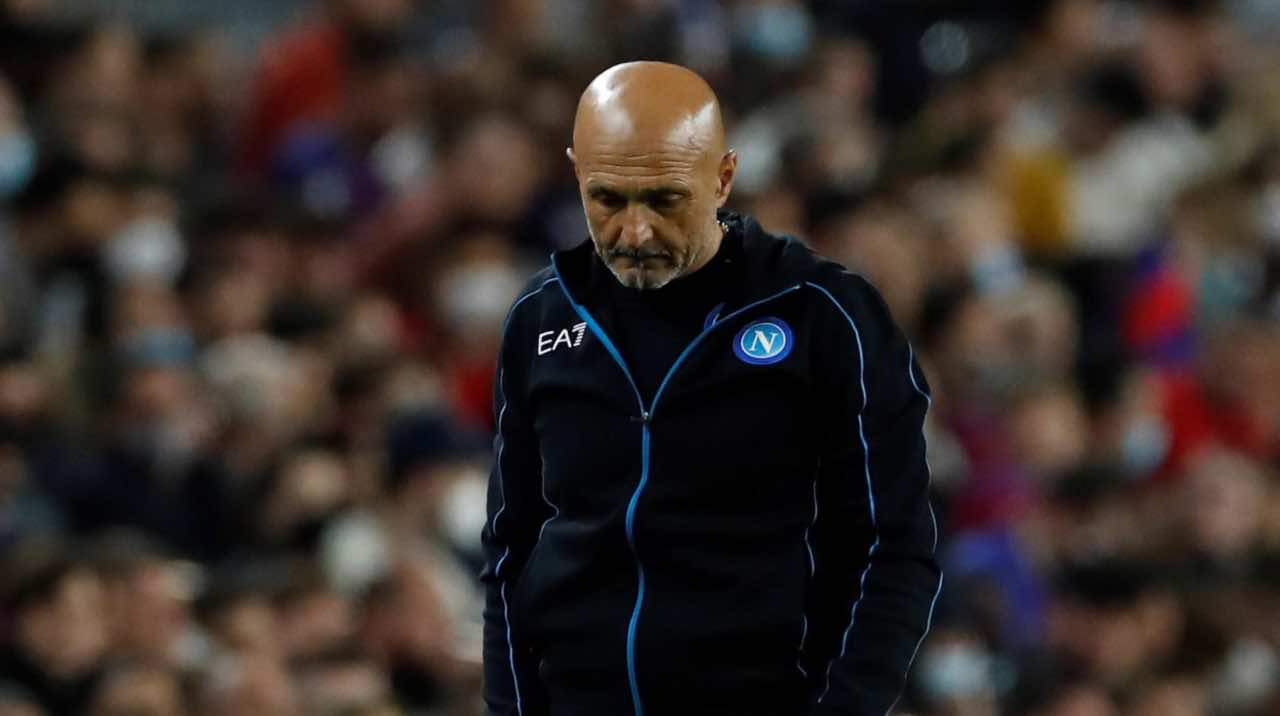 Napoli, Spalletti deluso