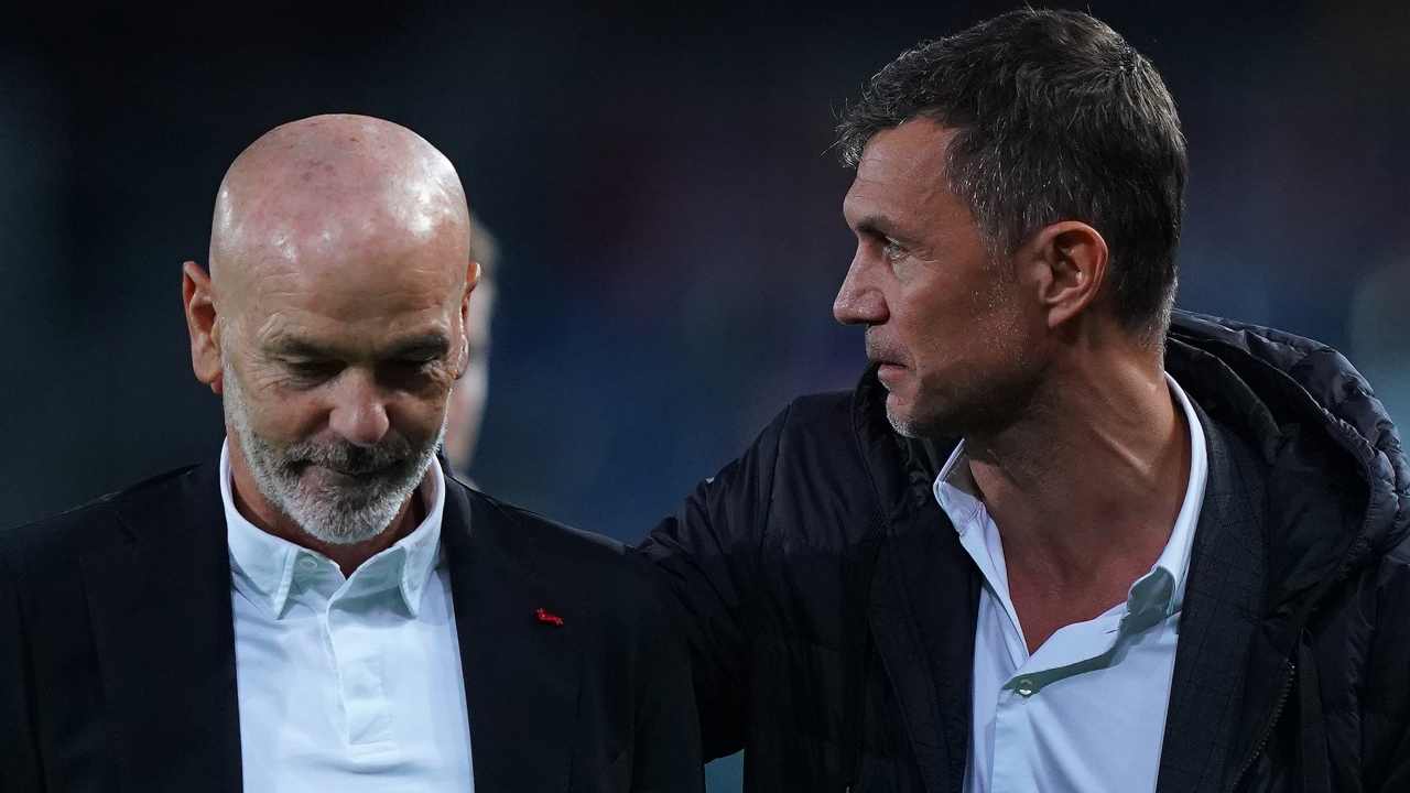 Pioli e Maldini del Milan