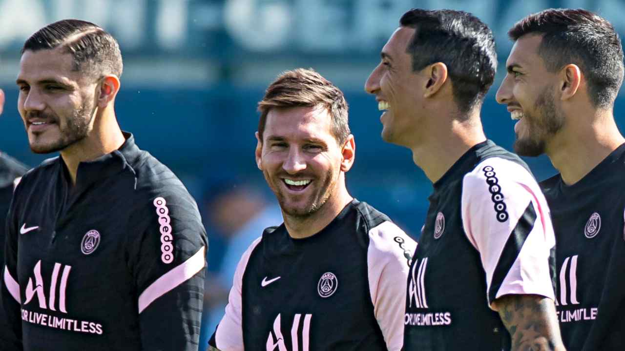 paredes messi icardi di maria psg