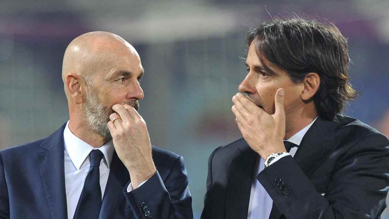 Pioli e Inzaghi i due allenatori che si stanno giocando lo Scudetto