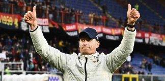 Genoa-Bologna, Blessin saluta i tifosi