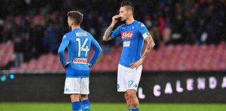 Napoli, Hamsik e Mertens in campo