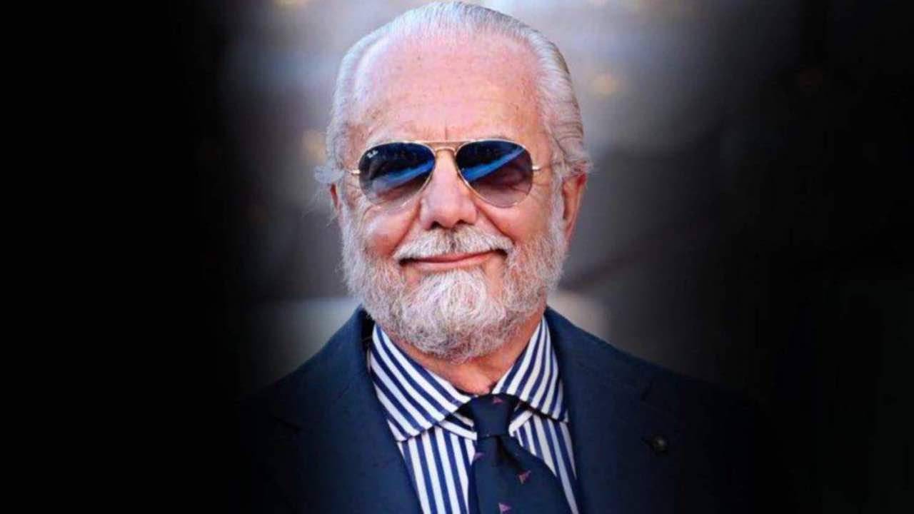 Il presidente del Napoli De Laurentiis