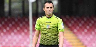 Salernitana-Cagliari, l'arbitro Di Bello in campo