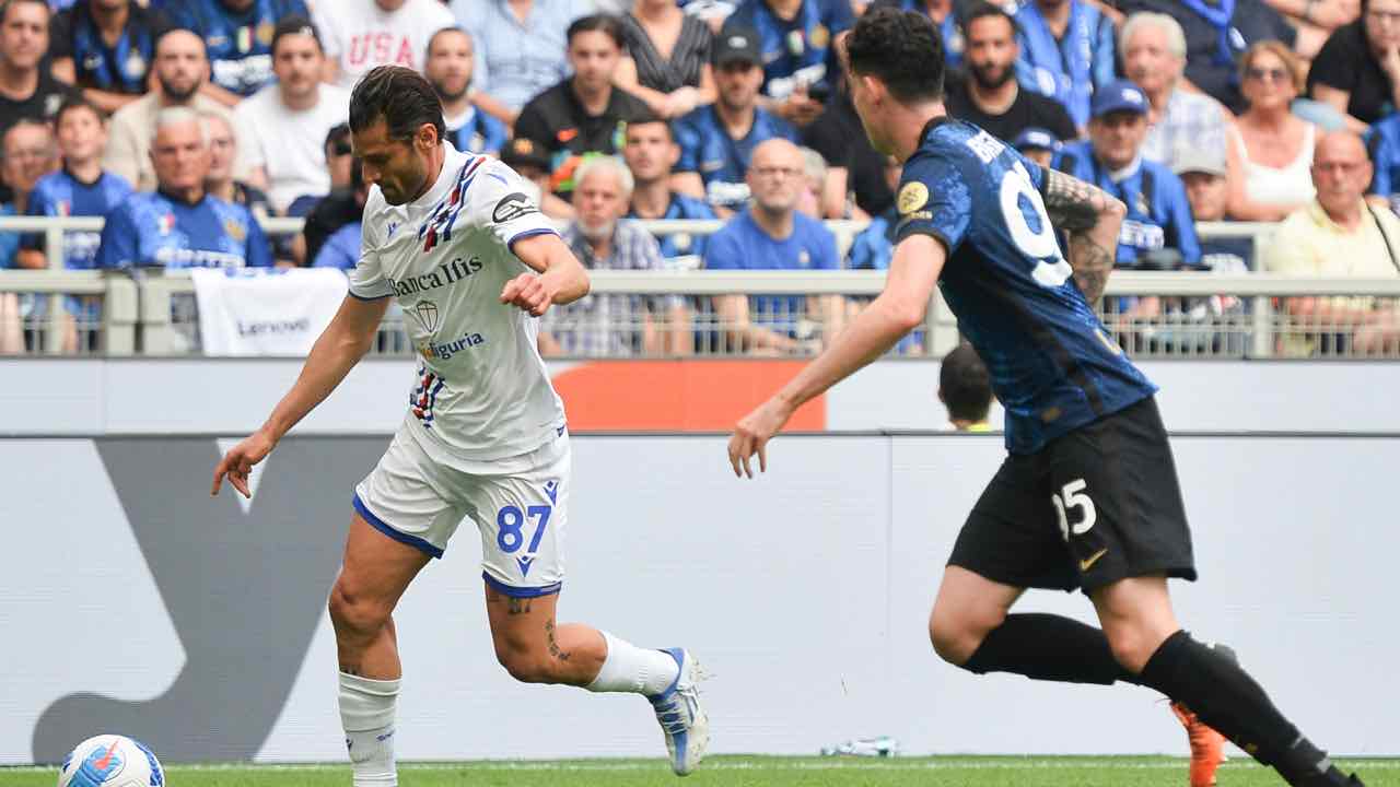 Inter-Sampdoria in campo