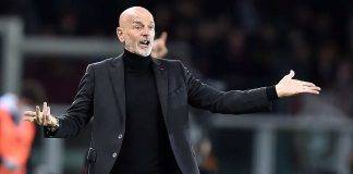 Milan-Fiorentina, Pioli gesticola