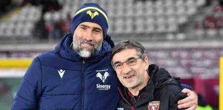 Verona-Torino, Tudor e Juric in posa