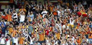 Tifosi del Valencia sugli spalti