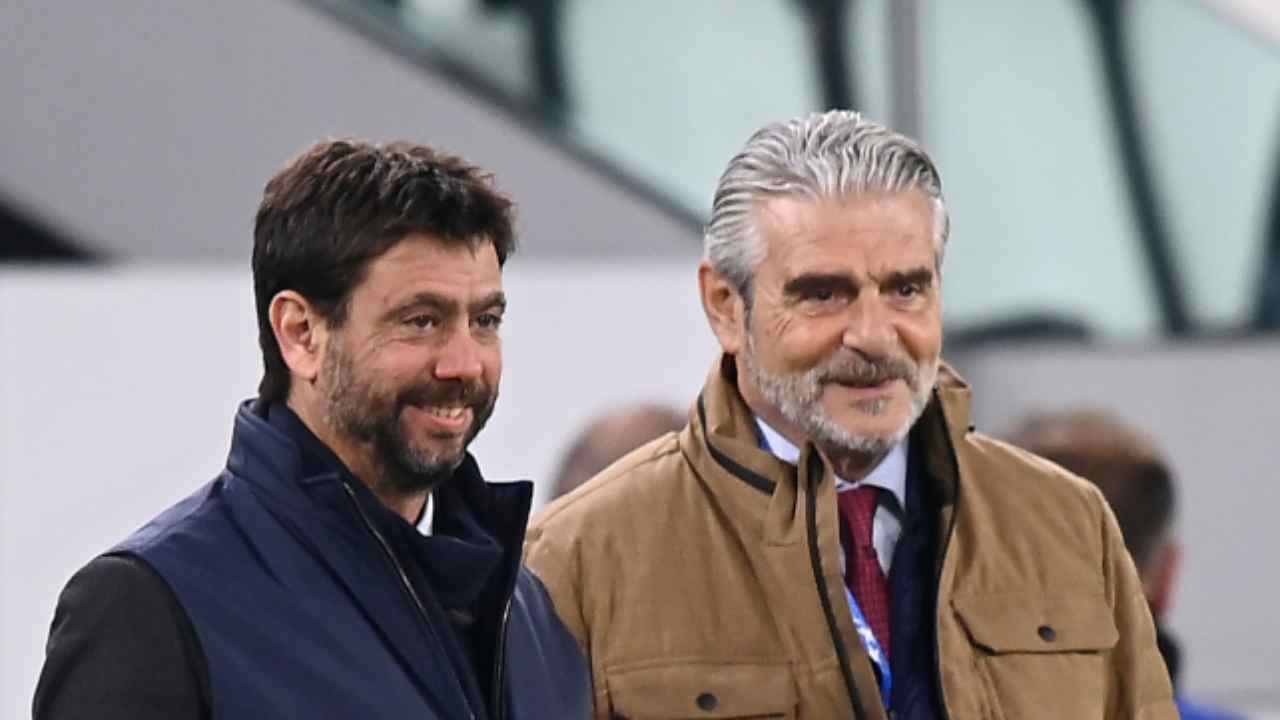 Agnelli e Arrivabene della Juventus