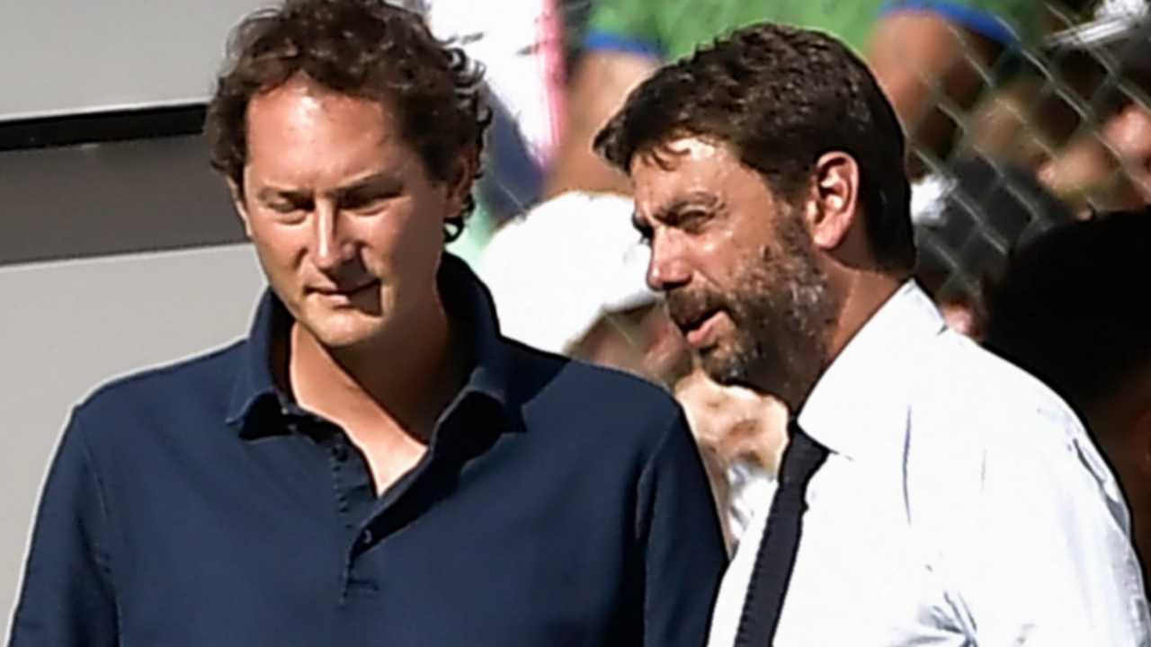 John Elkann e Andrea Agnelli, proprietario e presidente della Juventus