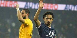 PSG, Donnarumma e Marquinhos salutano