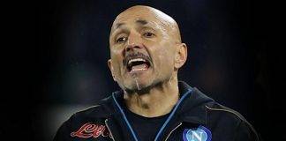 Luciano Spalletti arrabbiato