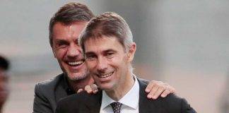 Milan, Maldini e Massara sorridono