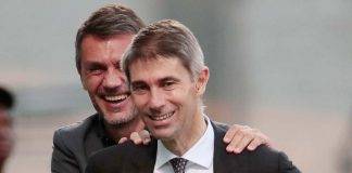 Milan, Maldini e Massara sorridono