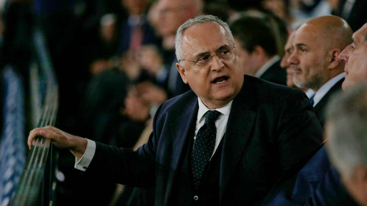 Claudio Lotito, presidente della Lazio