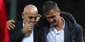 Pioli a colloquio con Maldini