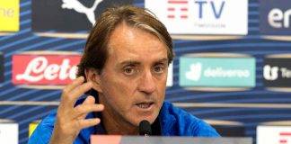 Italia, il CT Mancini in conferenza