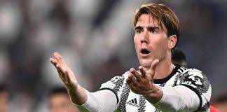 Juventus, Vlahovic arrabbiato