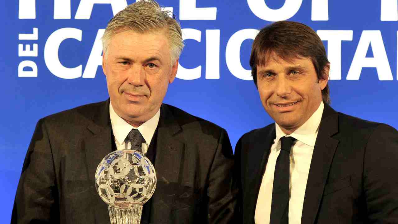 Carlo Ancelotti e Antonio Conte