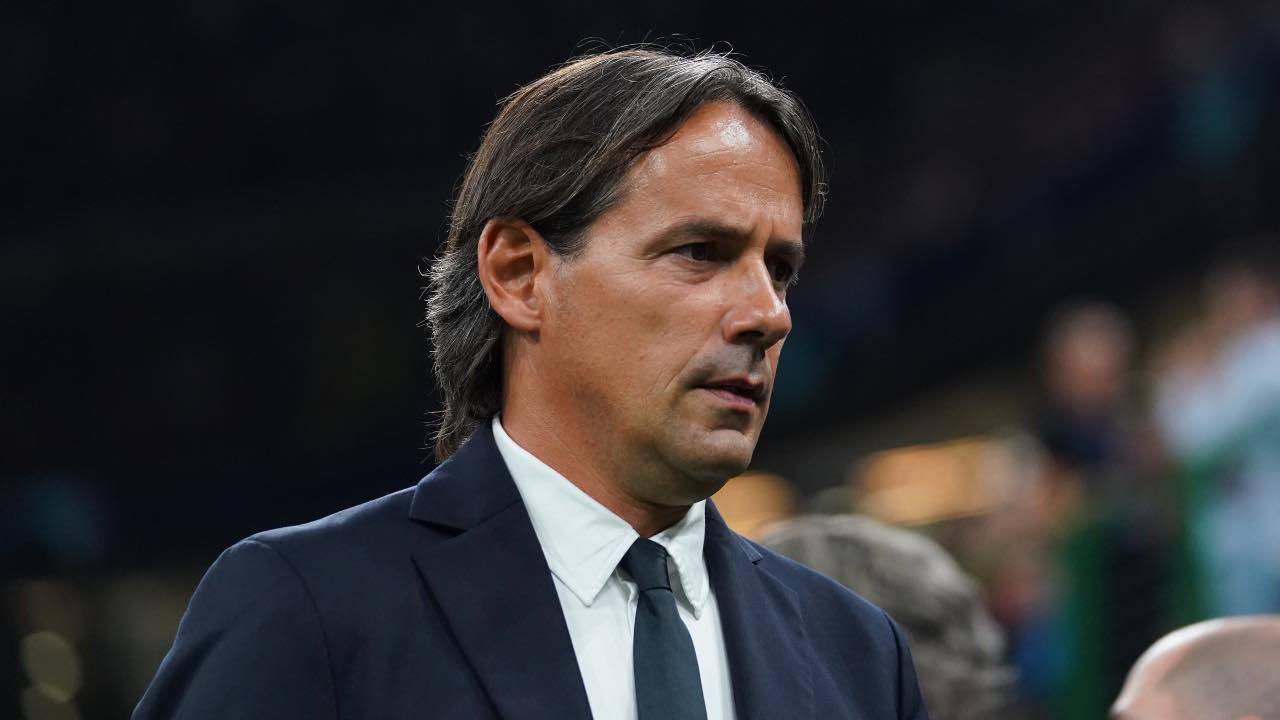 Simone Inzaghi pensieroso