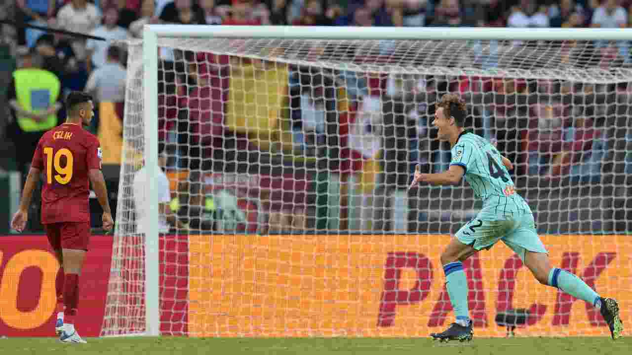 Scalvini gol in Roma-Atalanta