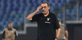 Lazio-Verona, Sarri a bordo campo