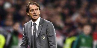 Italia, il CT Mancini in campo