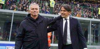 Inter-Roma, Mourinho e Inzaghi si salutano